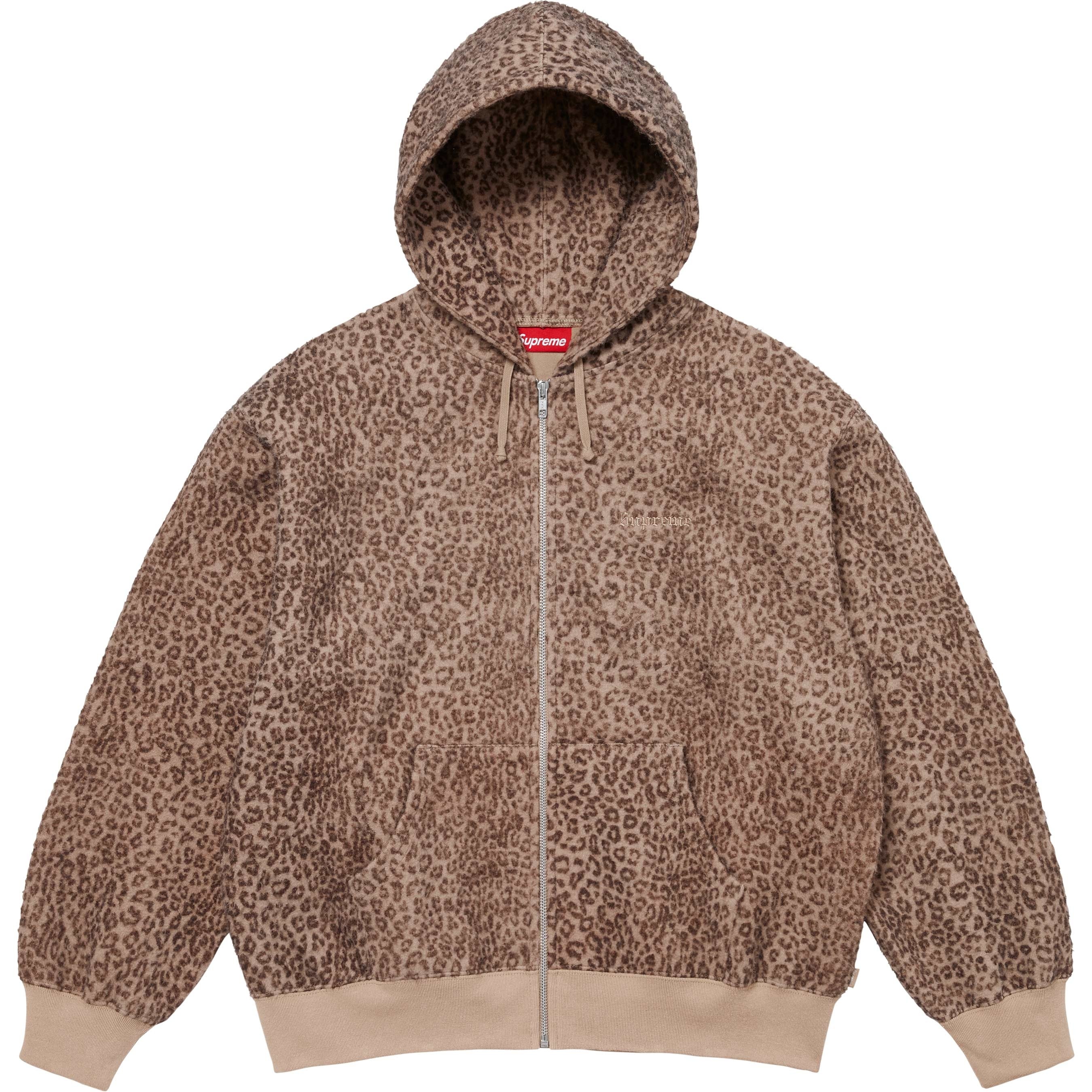 Pilled Zip Up Hooded Sweatshirt view 9